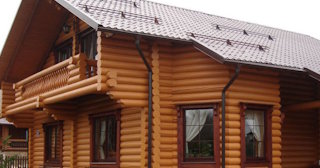Строительство дома из оцилиндрованного бревна в Пушкине - от 133510 рублей